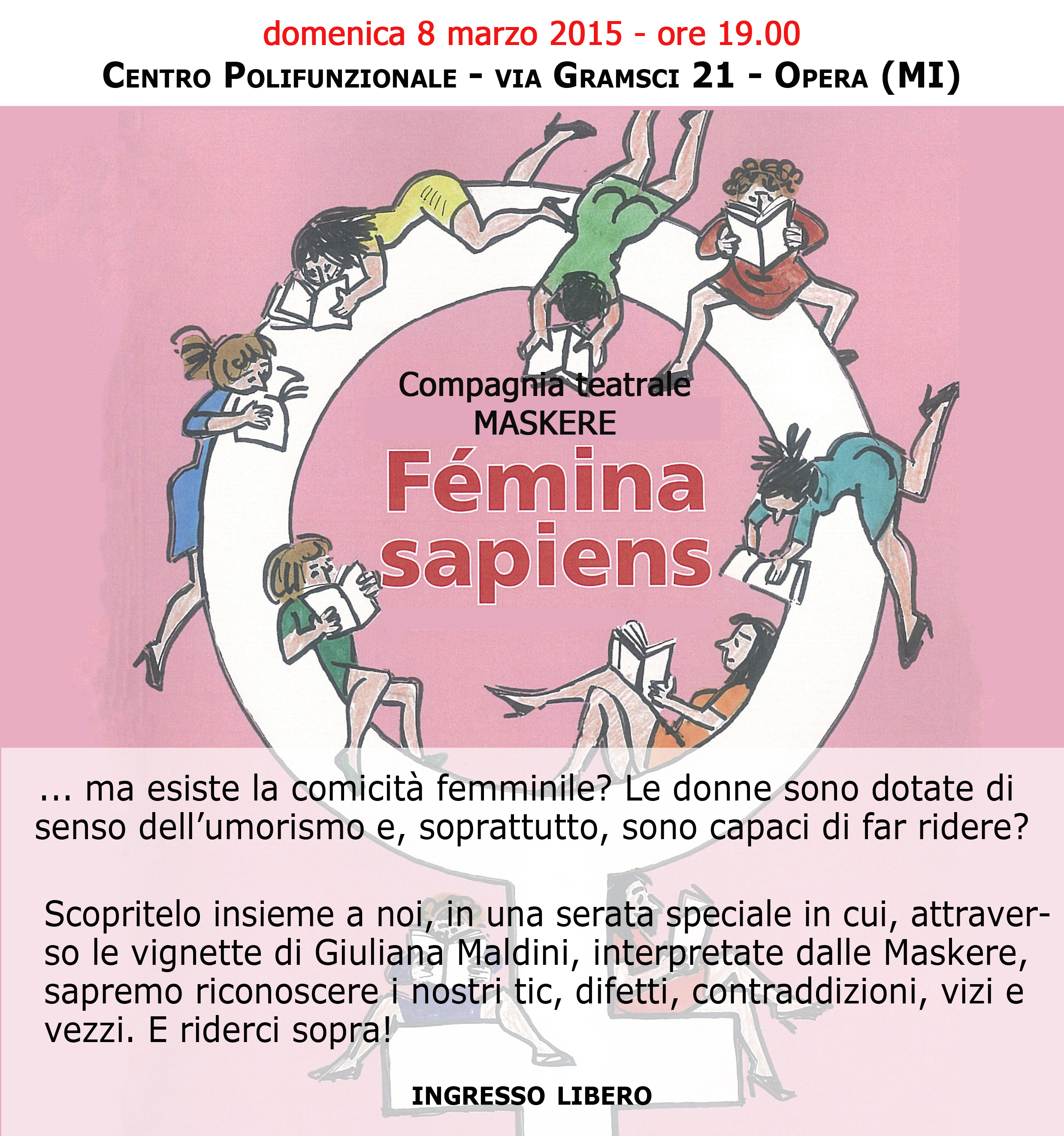 Femina Sapiens 8 3 15 Opera Locandina