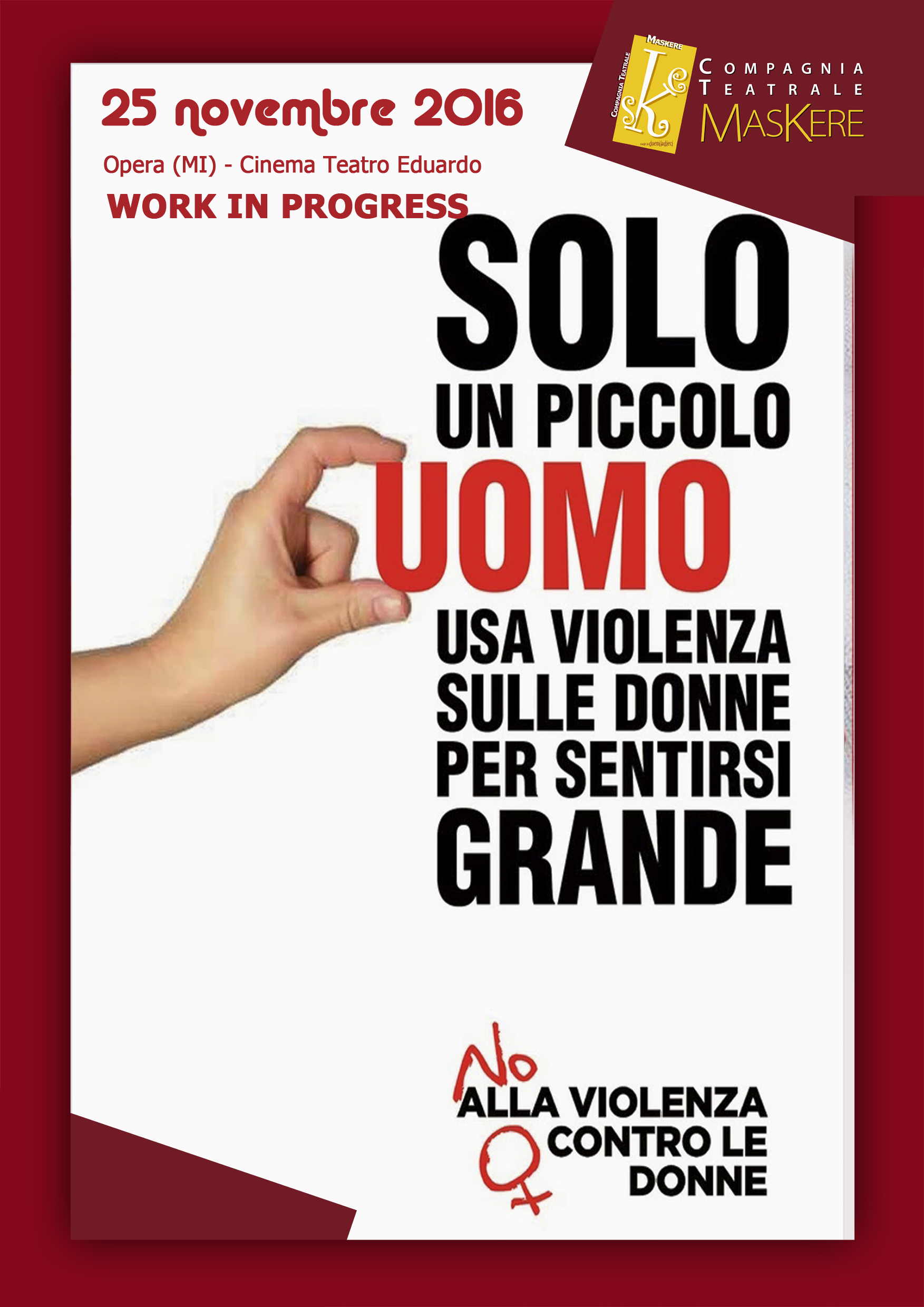 Violenza donne 2016 Work in progress