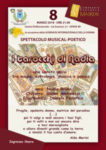 I tarocchi di Nadia - spettacolo musical-poetico @ Opera (MI) - Centro Polifunzionale