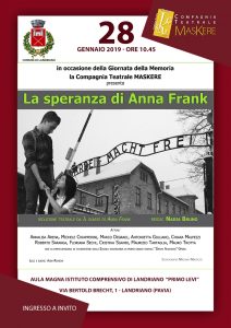 La speranza di Anna Frank @ Landriano - Ist. Primo Levi