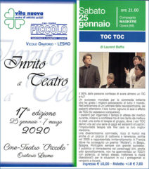 TOC TOC @ Lesmo (MB) - Cine Teatro Piccolo