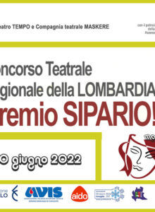 2° Concorso Teatrale Regionale della Lombardia – PREMIO SIPARIO! – Il bando