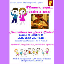 Mamma, papà… uscite a cena! @ Noverasco - Centro Civico