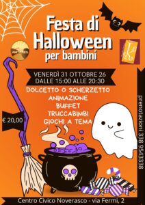 Festa di Halloween per bambini @ Noverasco - Centro Civico