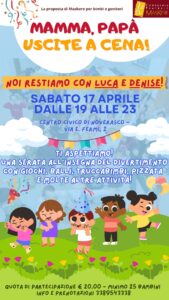 Mamma, papà uscite a cena! @ Noverasco - Centro Civico